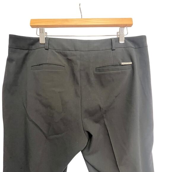 Michael Kors Black Pleated Front Pants Size 10 Casual Slacks Career Business - Picture 7 of 13